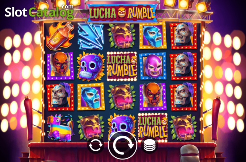 Οθόνη2. Lucha Rumble Jackpot Κουλοχέρης