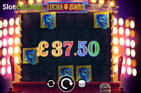 Οθόνη4. Lucha Rumble Jackpot Κουλοχέρης