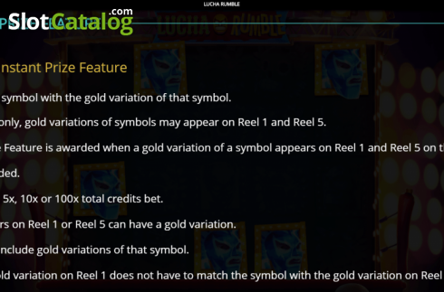 Οθόνη5. Lucha Rumble Jackpot Κουλοχέρης