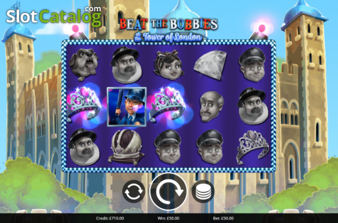 Οθόνη3. Beat The Bobbies at the Tower of London Κουλοχέρης