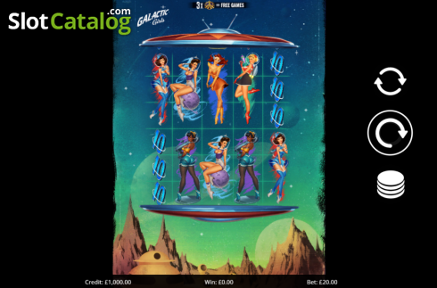 Οθόνη2. Galactic Girls Κουλοχέρης