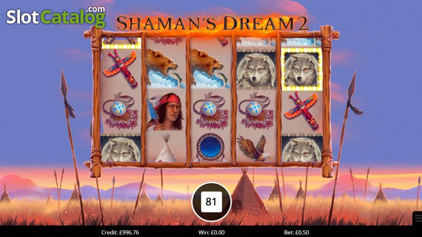 Υποδοχή του Shaman’s Dream 2 από την οθόνη παιχνιδιών Eyecon Shaman's Dream 2