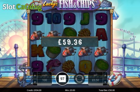 Οθόνη4. Lucky's Fish & Chips Κουλοχέρης 
