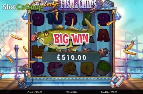 Οθόνη5. Lucky's Fish & Chips Κουλοχέρης 