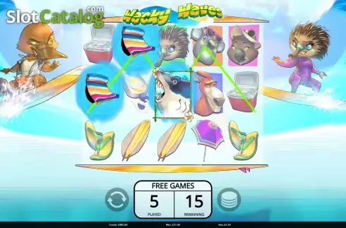 Οθόνη8. Wacky Waves Κουλοχέρης