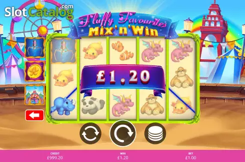 Οθόνη3. Fluffy Favourites Mix 'n' Win Κουλοχέρης 