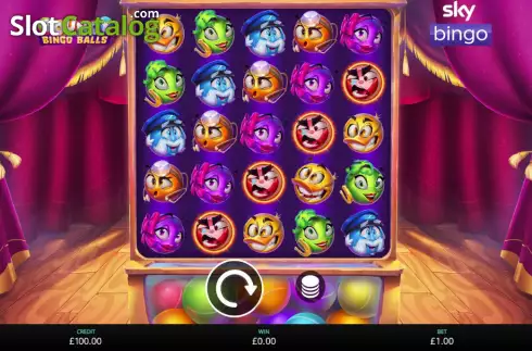Οθόνη2. Bouncy Balls Sky Bingo Κουλοχέρης 