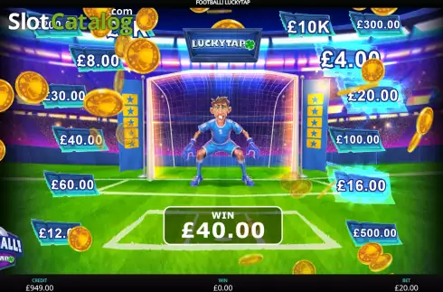 Οθόνη3. FOOTBALL! LuckyTap Κουλοχέρης