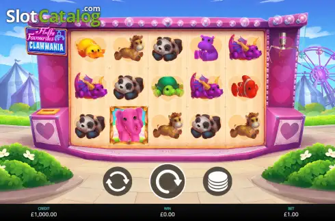 Οθόνη2. Fluffy Favourites Clawmania Κουλοχέρης
