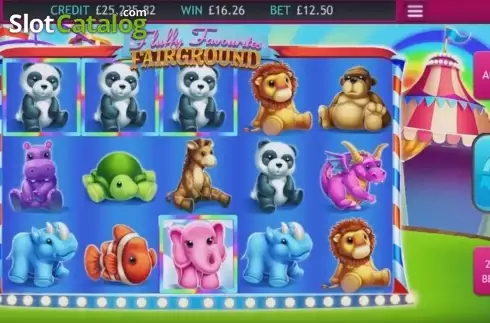 Οθόνη2. Fluffy Favourites Fairground Κουλοχέρης