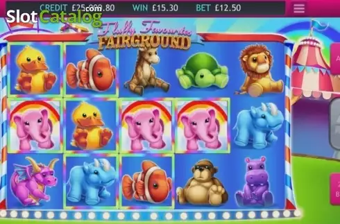 Οθόνη3. Fluffy Favourites Fairground Κουλοχέρης