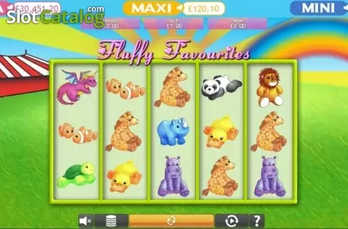 Οθόνη2. Fluffy Mega Jackpot Κουλοχέρης 