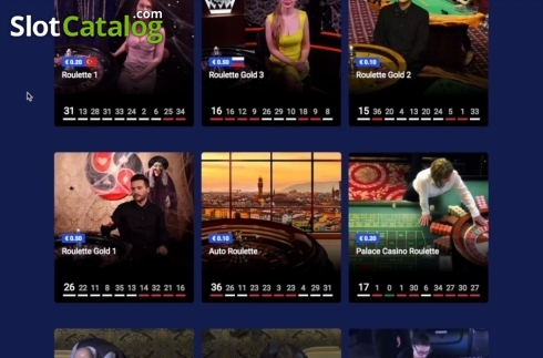 Οθόνη3. Live Casino Lobby Κουλοχέρης
