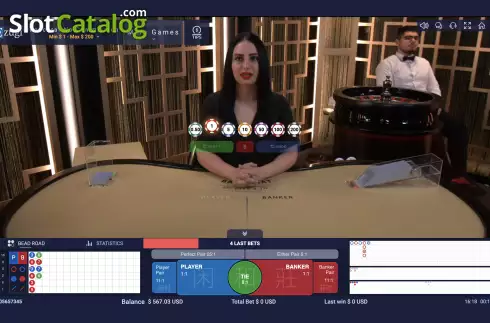 Οθόνη2. Baccarat No Commission (Ezugi) Κουλοχέρης 