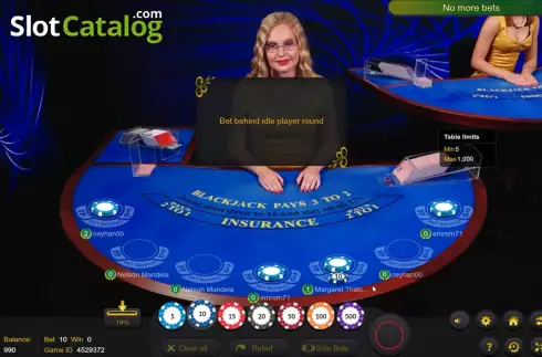 Οθόνη2. Blackjack Bet Behind Κουλοχέρης 