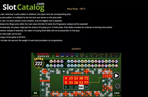 Οθόνη8. Maya Bingo Κουλοχέρης