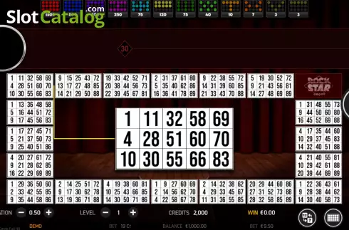 Οθόνη3. Rock Star Bingo Κουλοχέρης 