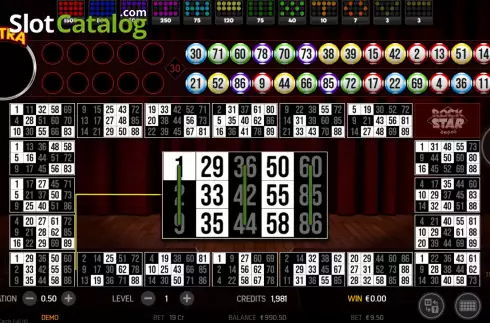 Οθόνη4. Rock Star Bingo Κουλοχέρης 