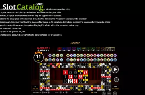 Οθόνη7. Rock Star Bingo Κουλοχέρης 