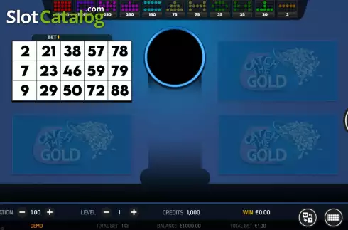 Οθόνη2. Catch the Gold Bingo Κουλοχέρης 