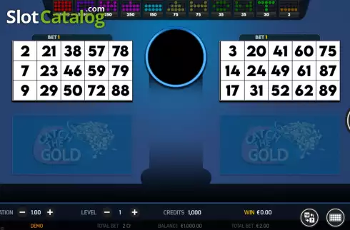 Οθόνη3. Catch the Gold Bingo Κουλοχέρης 