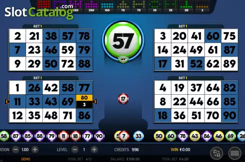 Οθόνη5. Catch the Gold Bingo Κουλοχέρης 