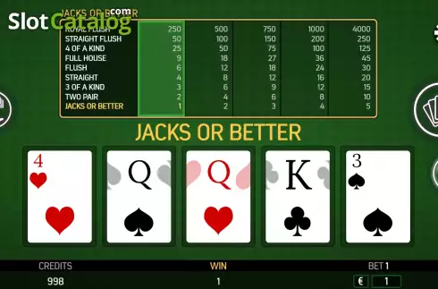 Οθόνη4. Jacks or better (FBM Digital Systems) Κουλοχέρης