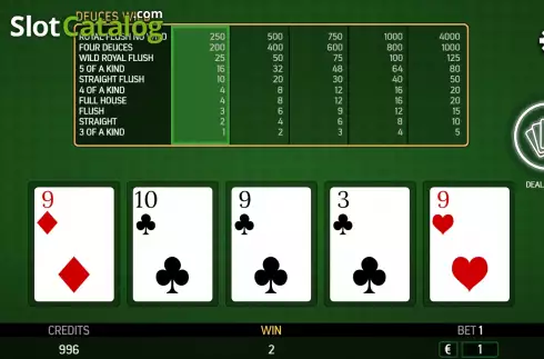 Οθόνη7. Deuces Wild (FBM Digital Systems) Κουλοχέρης