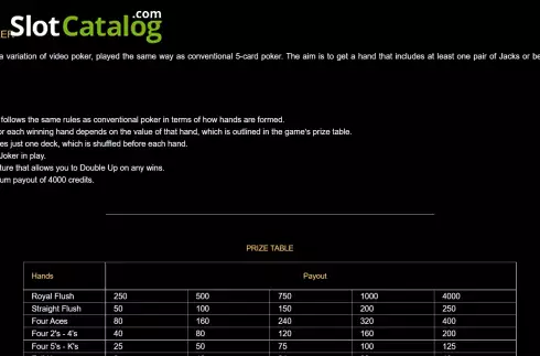 Οθόνη8. Bonus Poker (FBM Digital Systems) Κουλοχέρης