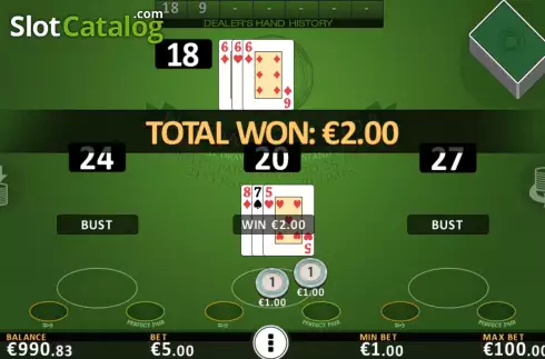 Οθόνη6. Blackjack Vegas Strip Pro Κουλοχέρης