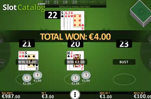 Οθόνη8. Blackjack Vegas Strip (FBM Digital Systems) Κουλοχέρης