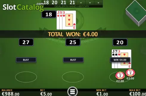 Οθόνη7. Black Jack (FBM Digital Systems) Κουλοχέρης