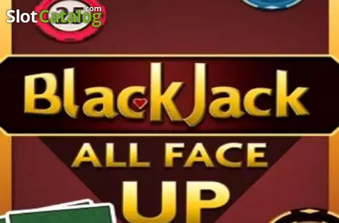 Blackjack All Face Up Λογότυπο Blackjack All Face Up Λογότυπο