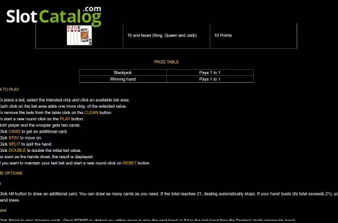 Οθόνη9. Blackjack All Face Up Κουλοχέρης