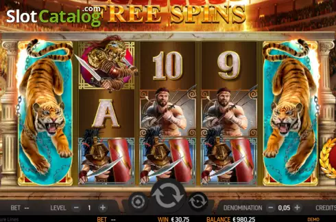 Οθόνη7. Roman Adventure 50 Lines Κουλοχέρης 