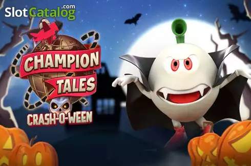 Champion Tales Crash-O-Ween Λογότυπο Champion Tales Crash-O-Ween Λογότυπο
