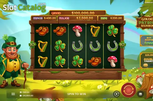 Οθόνη2. Golden Patrick Rainbow Κουλοχέρης