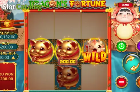 Οθόνη3. Dragon's Fortune (FBM Digital Systems) Κουλοχέρης 