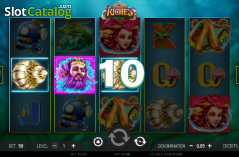 Οθόνη3. Underwater Riches Κουλοχέρης