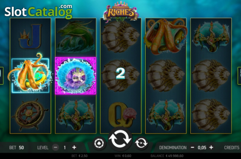 Οθόνη4. Underwater Riches Κουλοχέρης