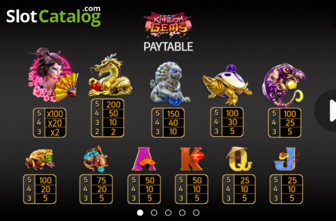 Οθόνη6. Kingdom Gems Κουλοχέρης