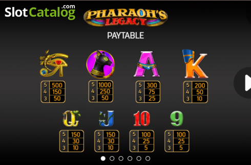 Οθόνη6. Pharaoh's Legacy Κουλοχέρης