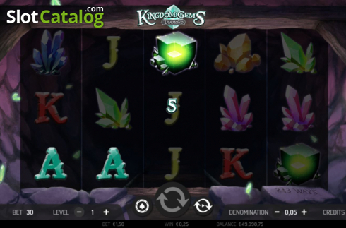 Οθόνη3. Kingdom Gems Diamond Κουλοχέρης