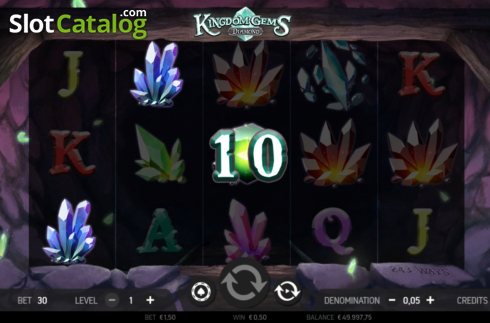 Οθόνη4. Kingdom Gems Diamond Κουλοχέρης