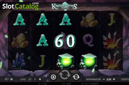 Οθόνη5. Kingdom Gems Diamond Κουλοχέρης