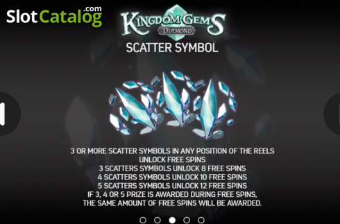 Οθόνη9. Kingdom Gems Diamond Κουλοχέρης