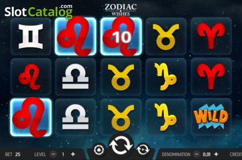 Οθόνη4. Zodiac Wishes Κουλοχέρης