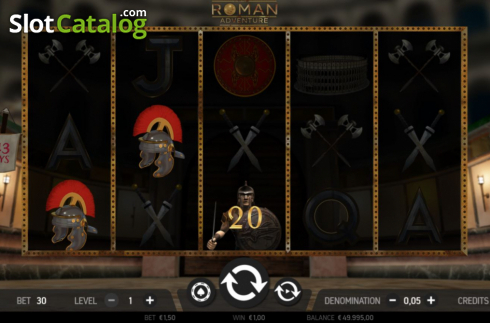 Οθόνη3. Roman Adventure Κουλοχέρης 