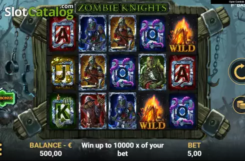 Οθόνη2. Zombie Knights Κουλοχέρης