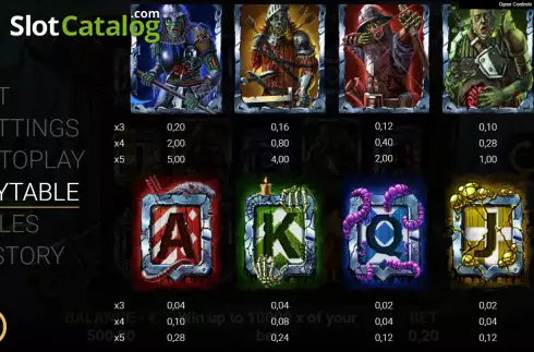 Οθόνη5. Zombie Knights Κουλοχέρης